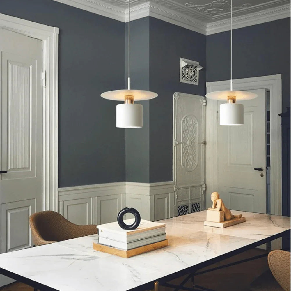 Lustre Cylindrique Noir Pour Restaurant Nordique - Clowas.fr