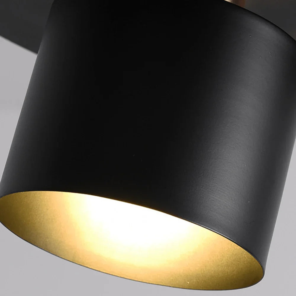 Lustre Cylindrique Noir Pour Restaurant Nordique - Clowas.fr