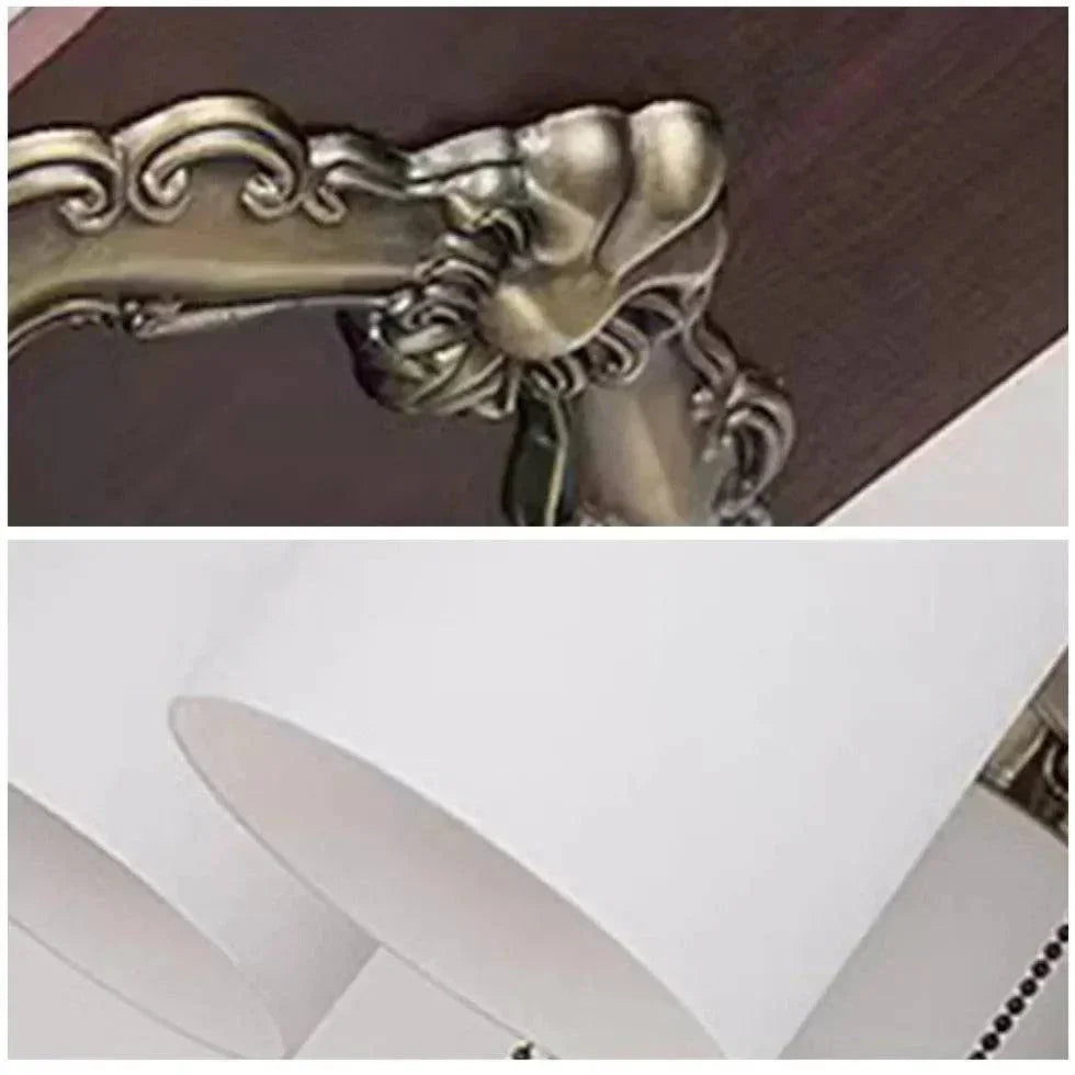 Lustre De Ventilateur De Plafond De Salon En Bois Massif Rétro Européen - Clowas.fr