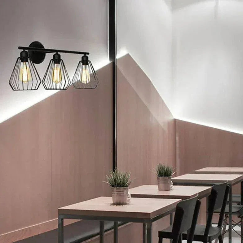 Luminaire Applique Murale Noir Créatif Minimaliste Chambre - Clowas.fr