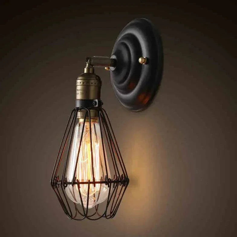 Applique Murale D'Intérieur Rétro Industrielle Élégante - Clowas.fr