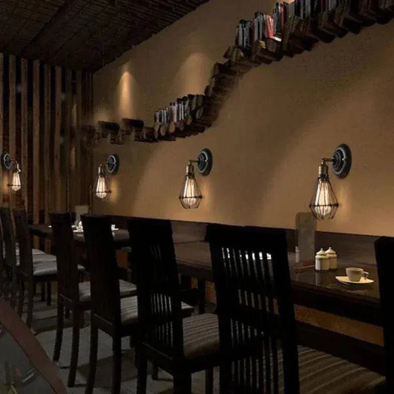 Applique Murale D'Intérieur Rétro Industrielle Élégante - Clowas.fr