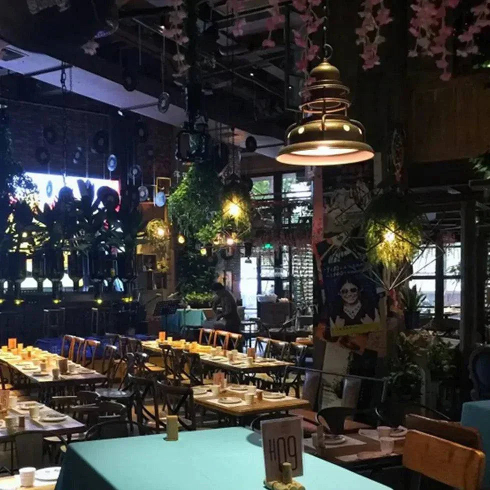 Suspension Luminaire Ancienne Style Industriel - Clowas.fr