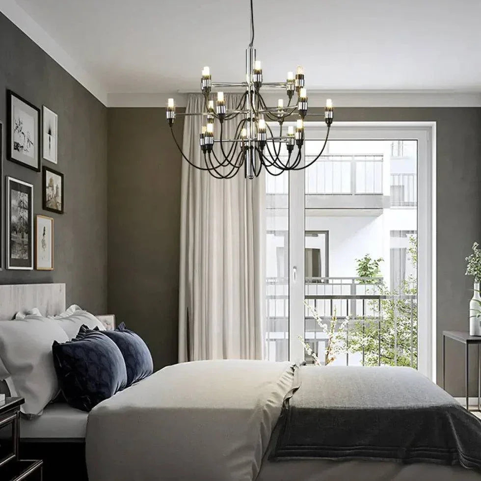 Grand Lustre Industriel Design De Lampes De Restaurant - Clowas.fr