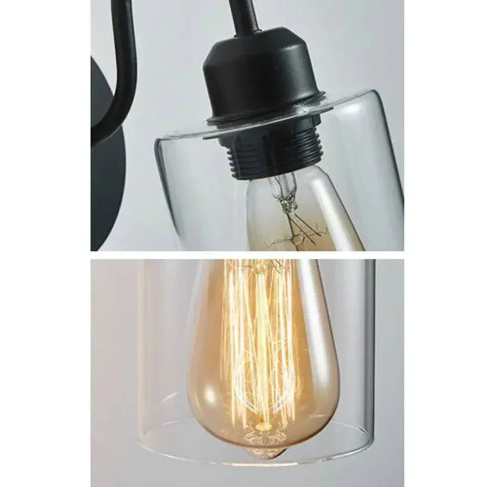 Applique Ampoule Industrielle Créative En Fer Intérieur - Clowas.fr