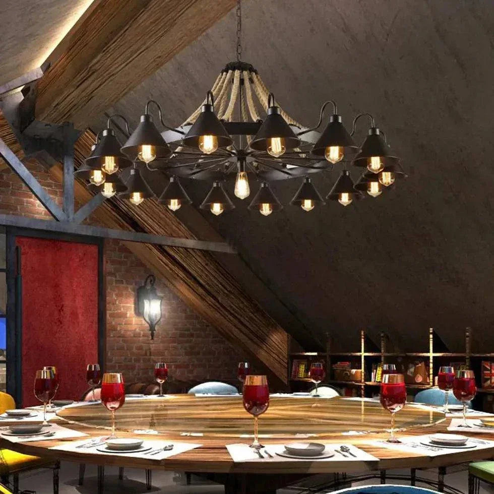 Suspension Vintage En Forme De Roue Pour Bureau - Clowas.fr