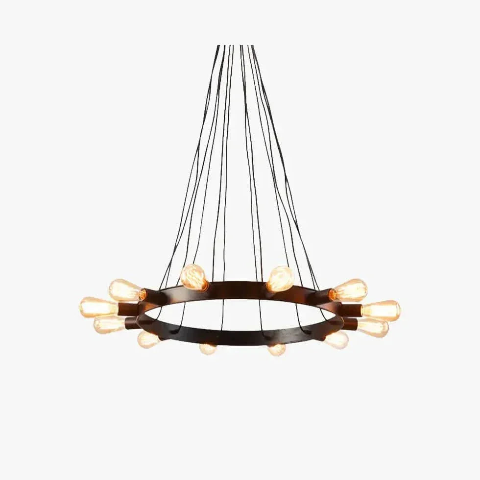 Lustre Marron Créatif En Fer Pour Salle À Manger - Clowas.fr