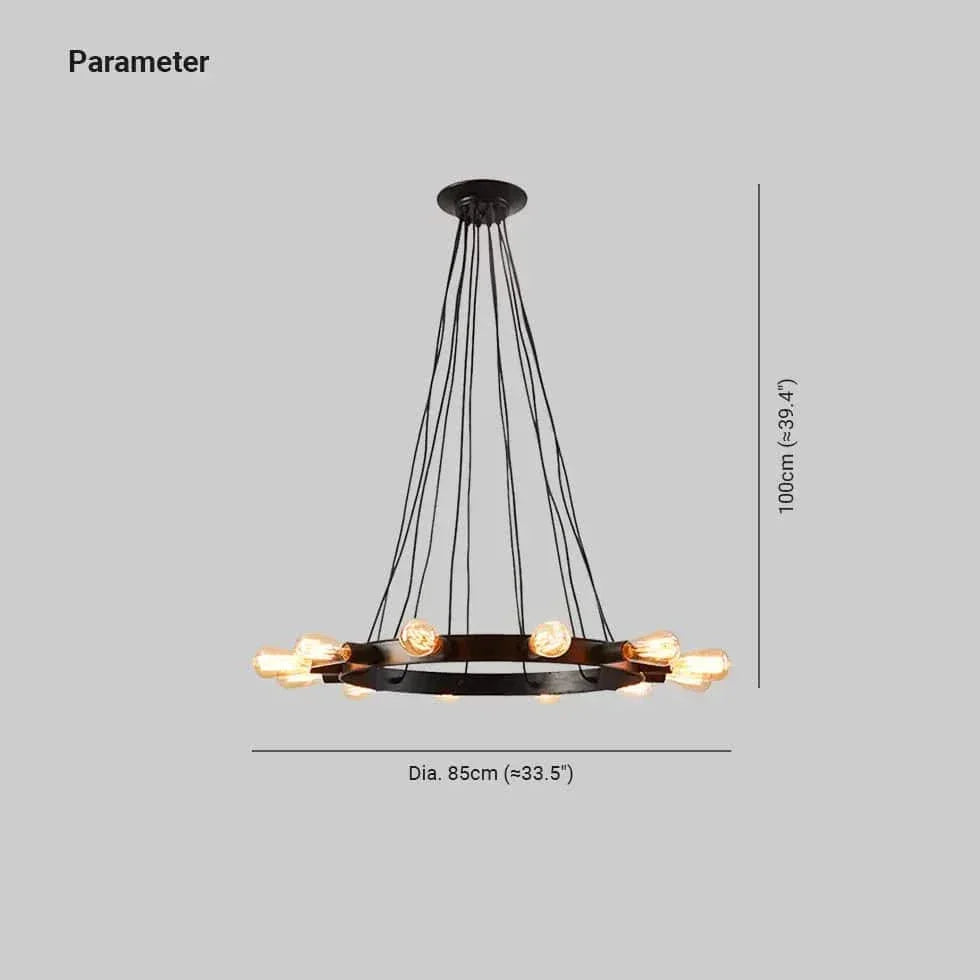 Lustre Marron Créatif En Fer Pour Salle À Manger - Clowas.fr