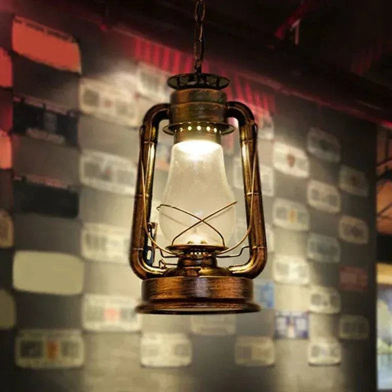 Luminaire Ancien Suspension Fer Forgé Vintage - Clowas.fr