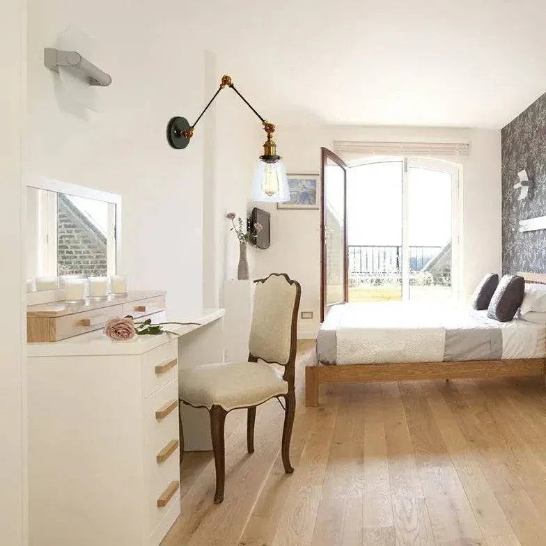 Applique Murale En Verre Et Laiton - Clowas.fr