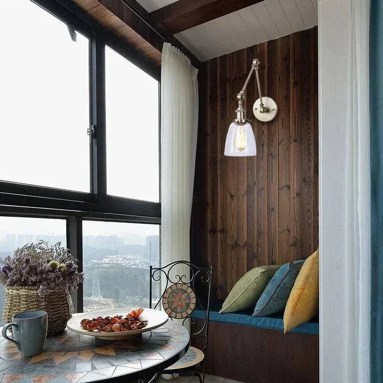 Applique Murale En Verre Et Laiton - Clowas.fr