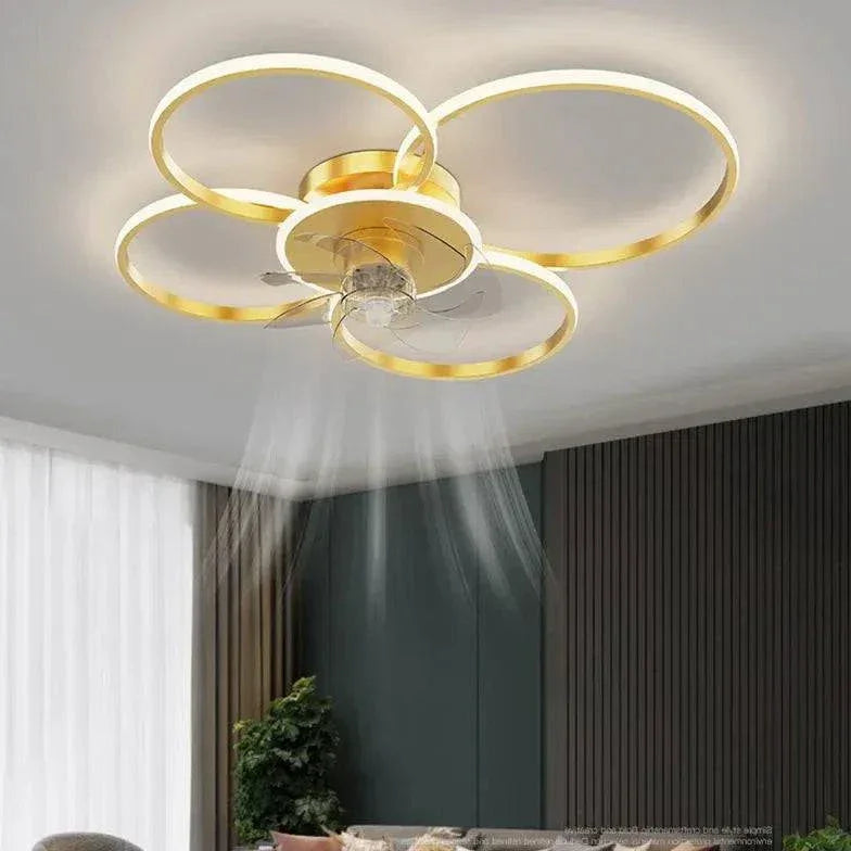 Plafonnier Led Moderne Et Créatif Avec Ventilateur Led - Clowas.fr