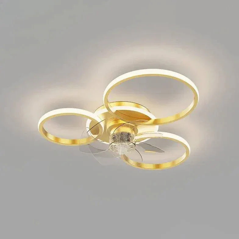 Plafonnier Led Moderne Et Créatif Avec Ventilateur Led - Clowas.fr