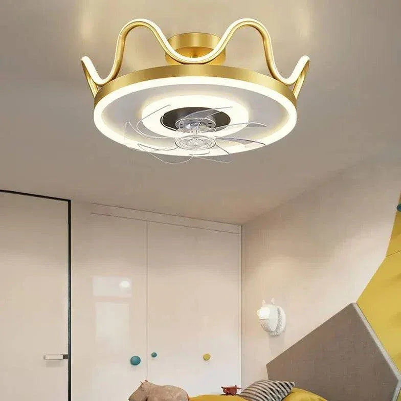 Anneau Lumineux Simple Pour Ventilateur De Chambre À Coucher - Clowas.fr