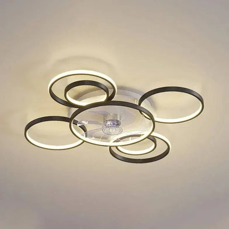 Anneau Lumineux Simple Pour Ventilateur De Chambre À Coucher - Clowas.fr