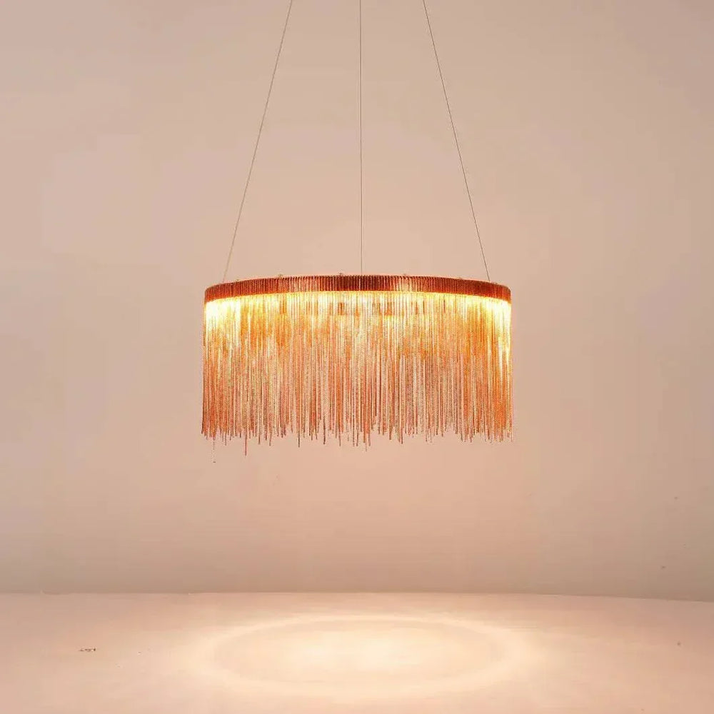 Lustre Rond Led Design Moderne Artistique - Clowas.fr