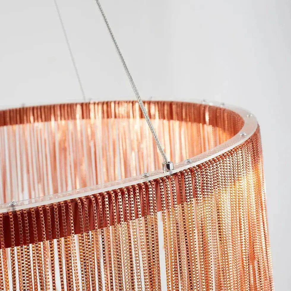 Lustre Rond Led Design Moderne Artistique - Clowas.fr