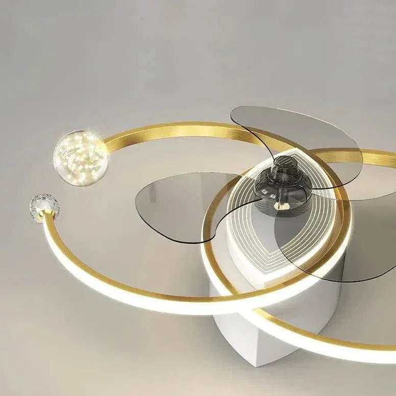 Plafonnier Tendance Ventilateur Silencieux Moderne Luxueux Nordique - Clowas.fr