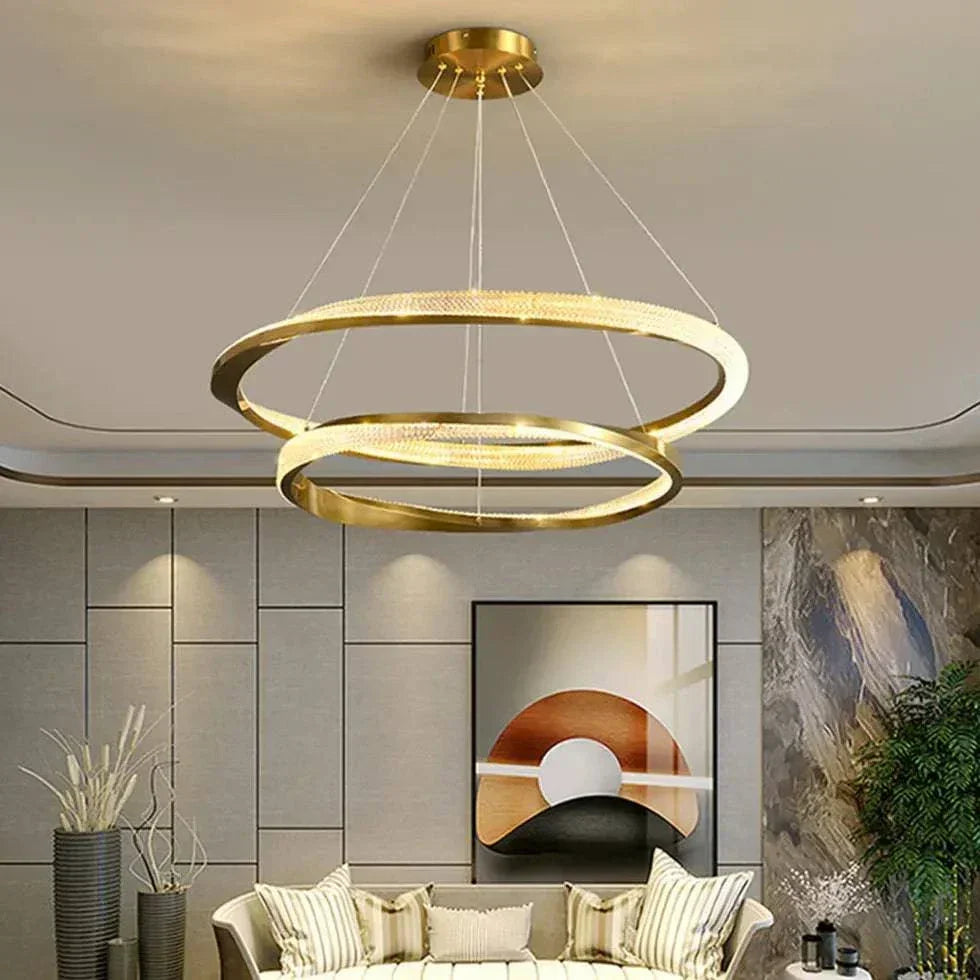 Suspension Led Ronde Moderne Et Luxueuse - Clowas.fr
