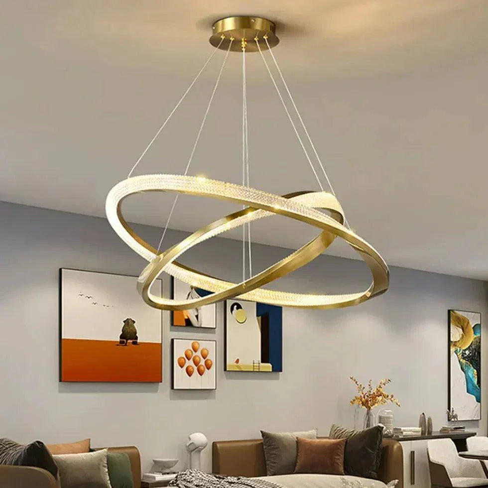 Suspension Led Ronde Moderne Et Luxueuse - Clowas.fr