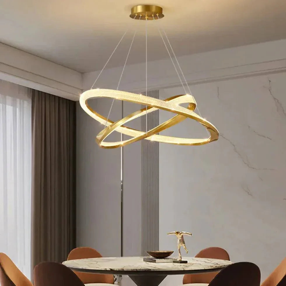 Suspension Led Ronde Moderne Et Luxueuse - Clowas.fr