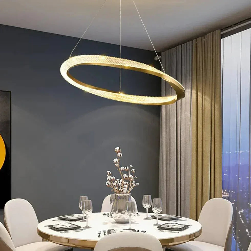 Suspension Led Ronde Moderne Et Luxueuse - Clowas.fr