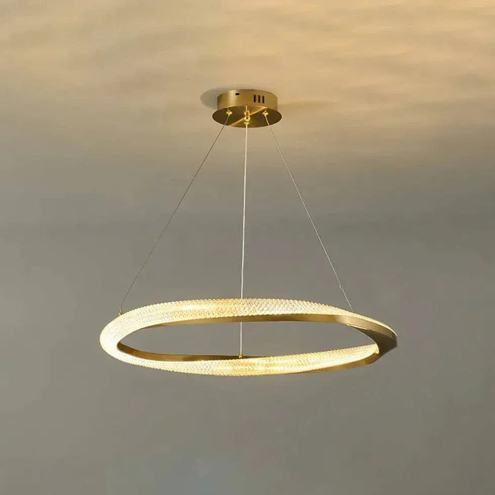 Suspension Led Ronde Moderne Et Luxueuse - Clowas.fr