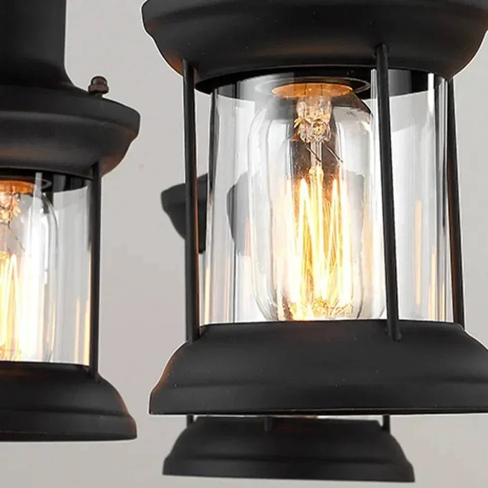 Ancien Lustre En Bois Industriel Créatif - Clowas.fr