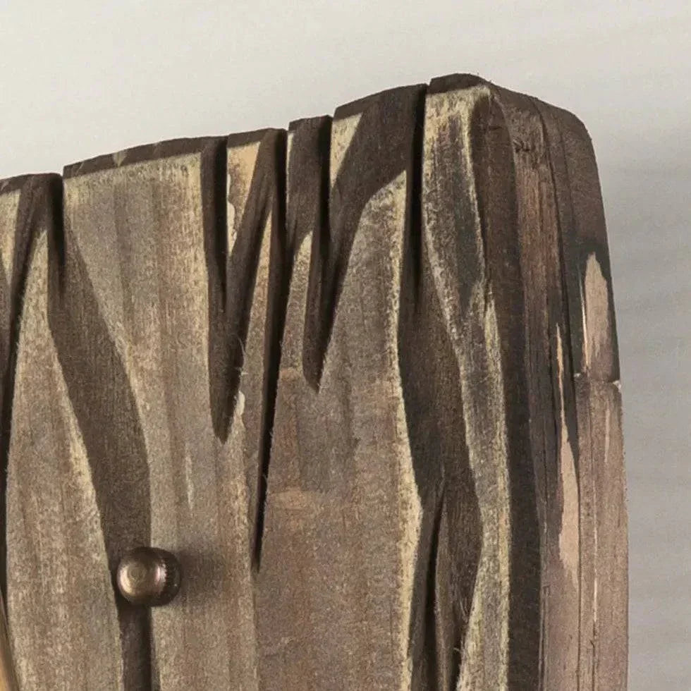 Luminaire Appliques Murales Design Bois Rétro Industriel - Clowas.fr