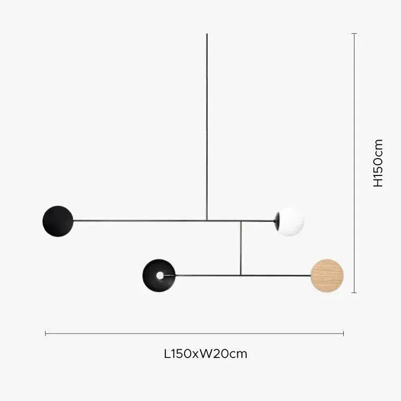 Suspension Créative Multi-Têtes Pour Salon - Clowas.fr