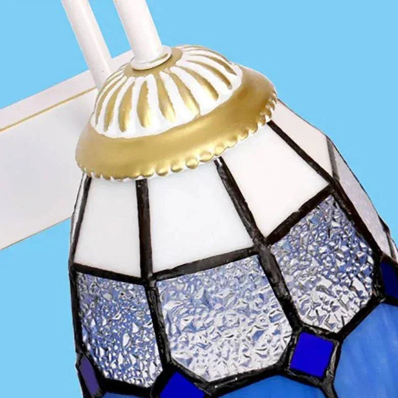 Applique Murale Baroque Verre Coloré - Clowas.fr