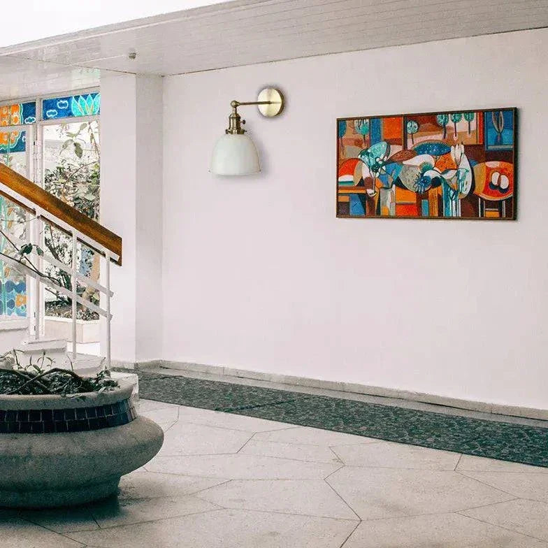 Applique Murale Pendante Décorative Style Rétro Fer Forgé - Clowas.fr