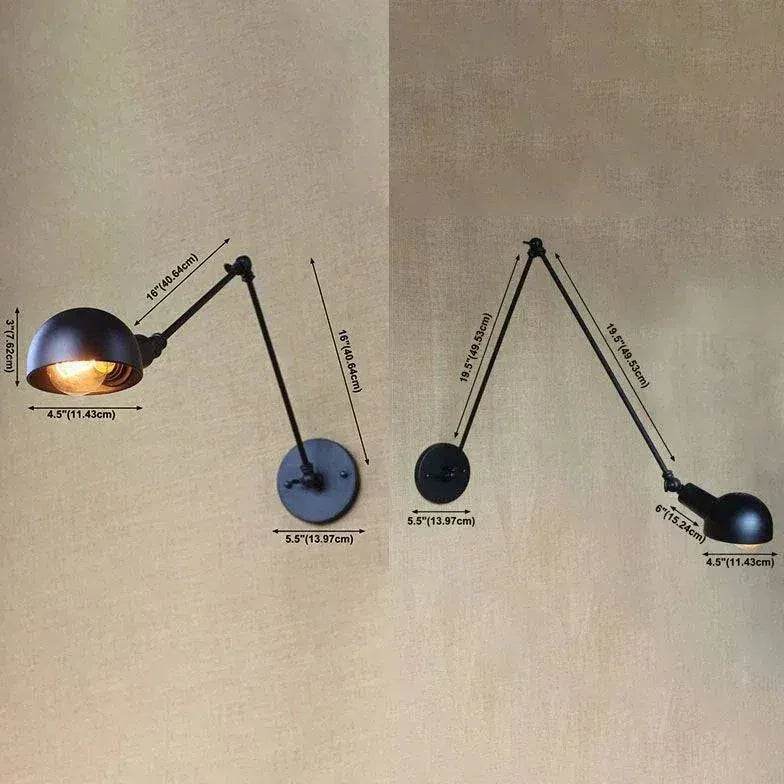 Lampe De Lecture Led Style Industriel Créatif - Clowas.fr