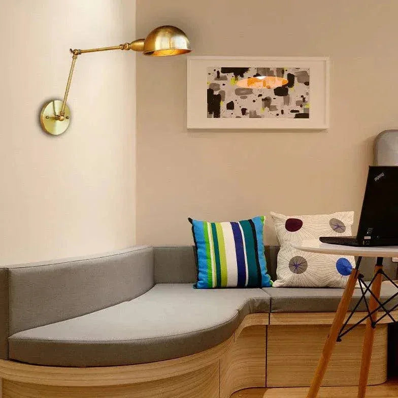 Applique Murale Dorée Salon Industrielle Rétro - Clowas.fr