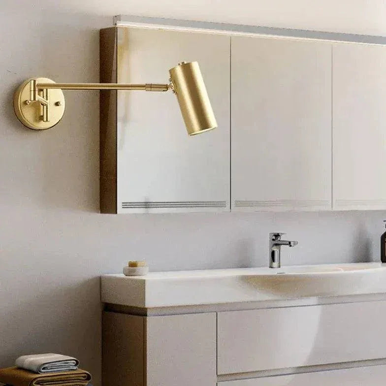 Applique Murale Led Moderne Orientable En Métal Noir - Clowas.fr