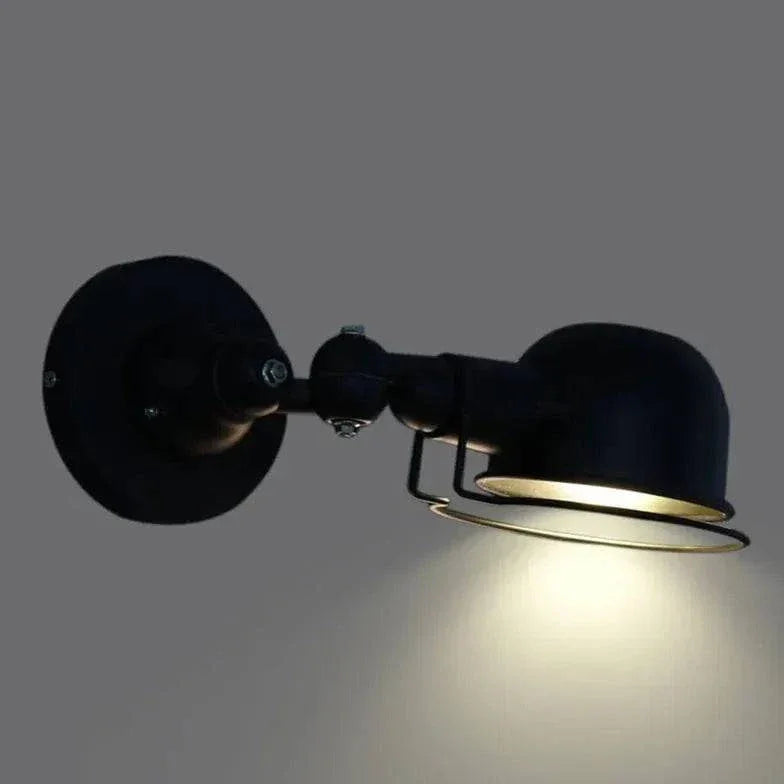 Applique Noire Design Lampe Murale Industriel Moderne - Clowas.fr