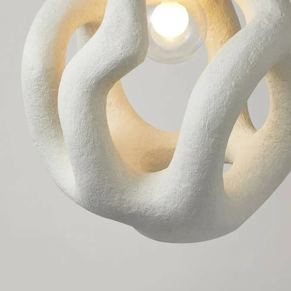 Ancien Lustre Créatif En Opale - Clowas.fr