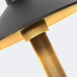 Lampadaire De Jardin Noir Conique À Disque - Clowas.fr