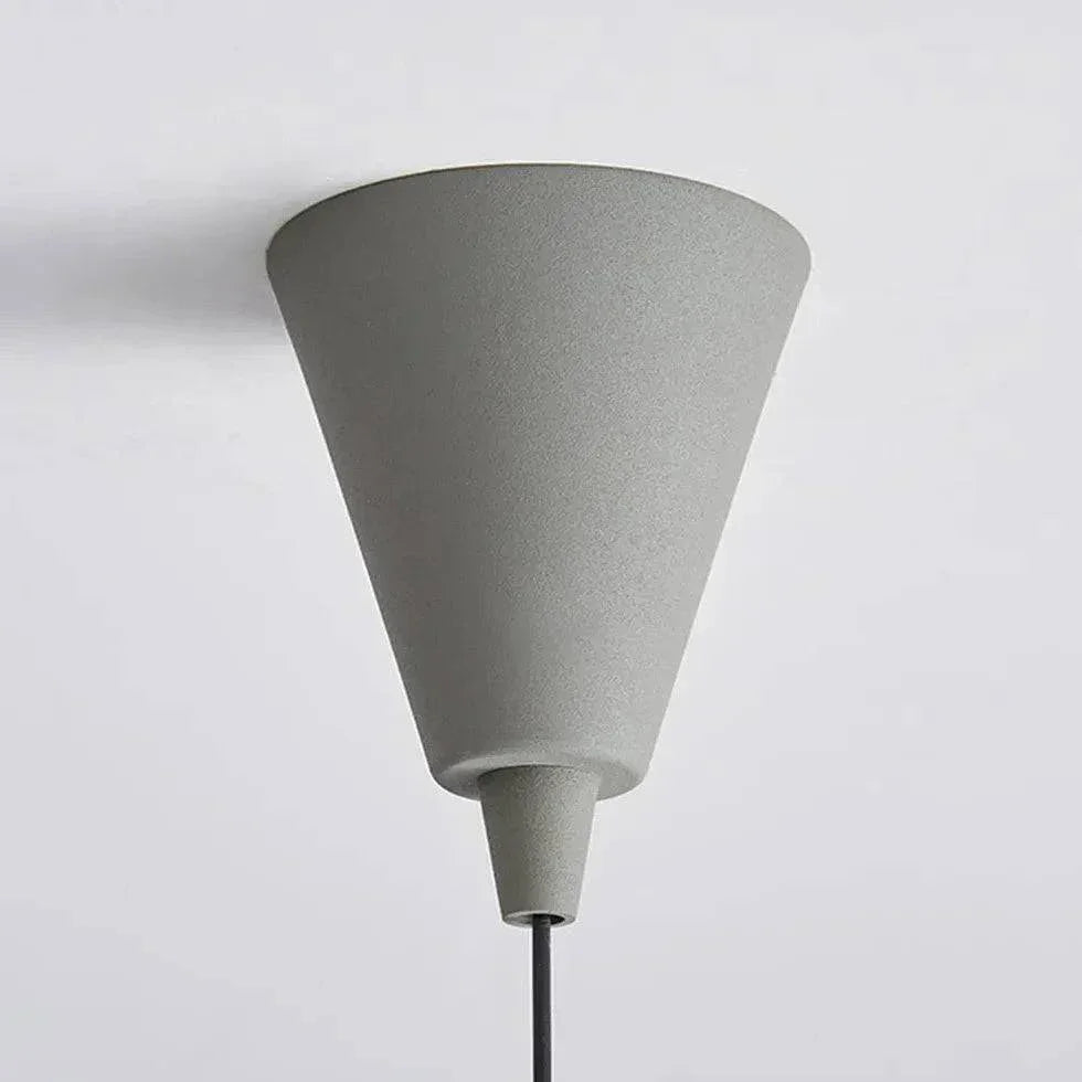 Suspension En Forme D'Entonnoir Blanche Pour Salon - Clowas.fr