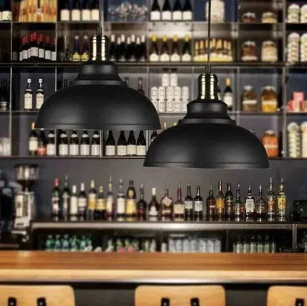 Lustres Plafonniers Métal Industriel Led Restaurant - Clowas.fr