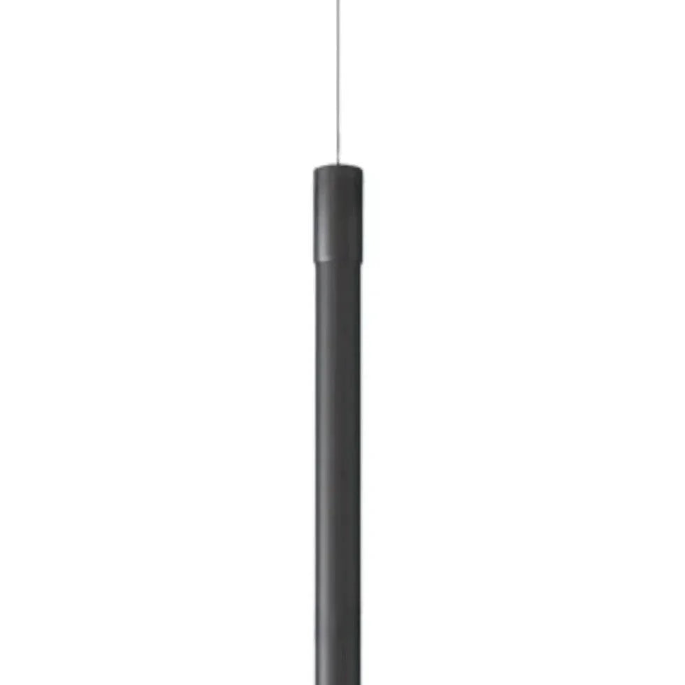 Suspension Led Linéaire Noire Minimaliste Pour Salon - Clowas.fr