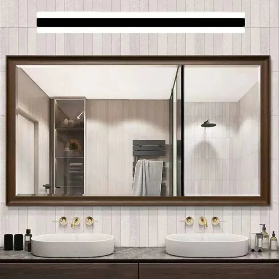 Applique Murale Led Noire Moderne Longue - Clowas.fr