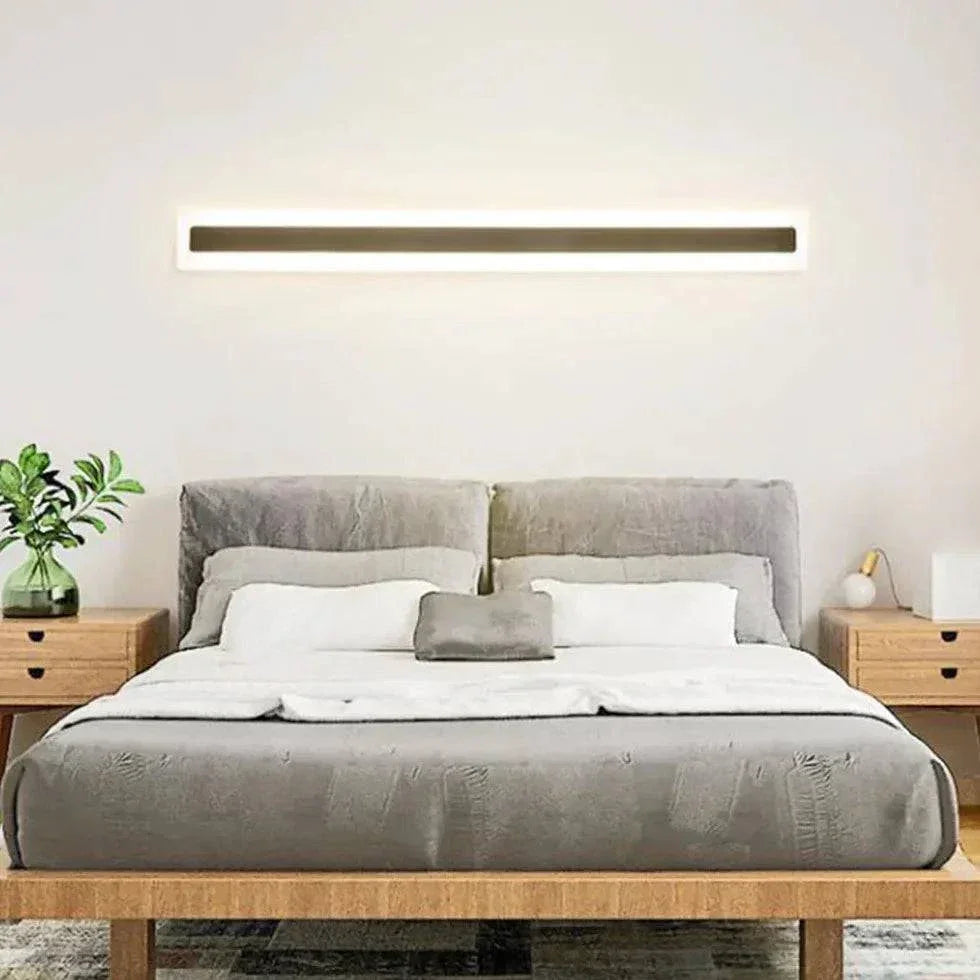 Applique Murale Led Noire Moderne Longue - Clowas.fr