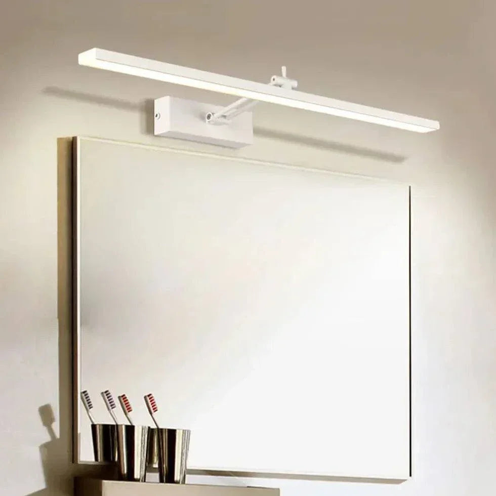 Lumière Miroir Salle De Bain Acrylique Étanche Ajustable - Clowas.fr