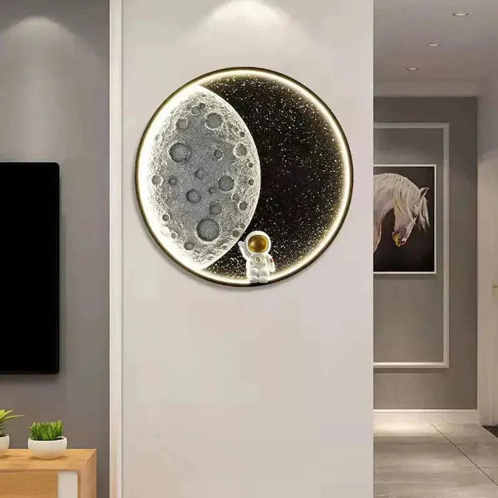 Applique Murale Lune De Luxe Moderne Et Créative - Clowas.fr