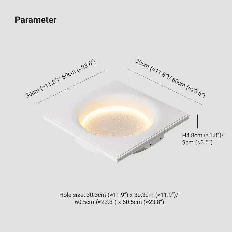 Appliques Design Moderne Encastrée En Platre - Clowas.fr