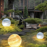Éclairage Extérieur Décoratif De Lune De Jardin Solaire Sphérique - Clowas.fr