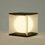 Lampadaire Étanche Solaire Extérieur Pour Clôture Cubique - Clowas.fr