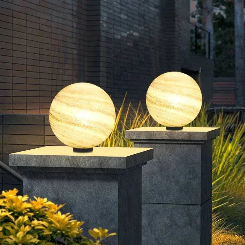 Borne Lumineuse Ip65 Extérieure Étanche Ronde Décorative - Clowas.fr