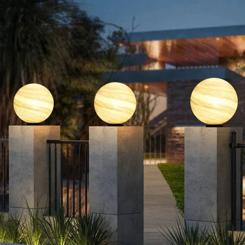 Borne Lumineuse Ip65 Extérieure Étanche Ronde Décorative - Clowas.fr